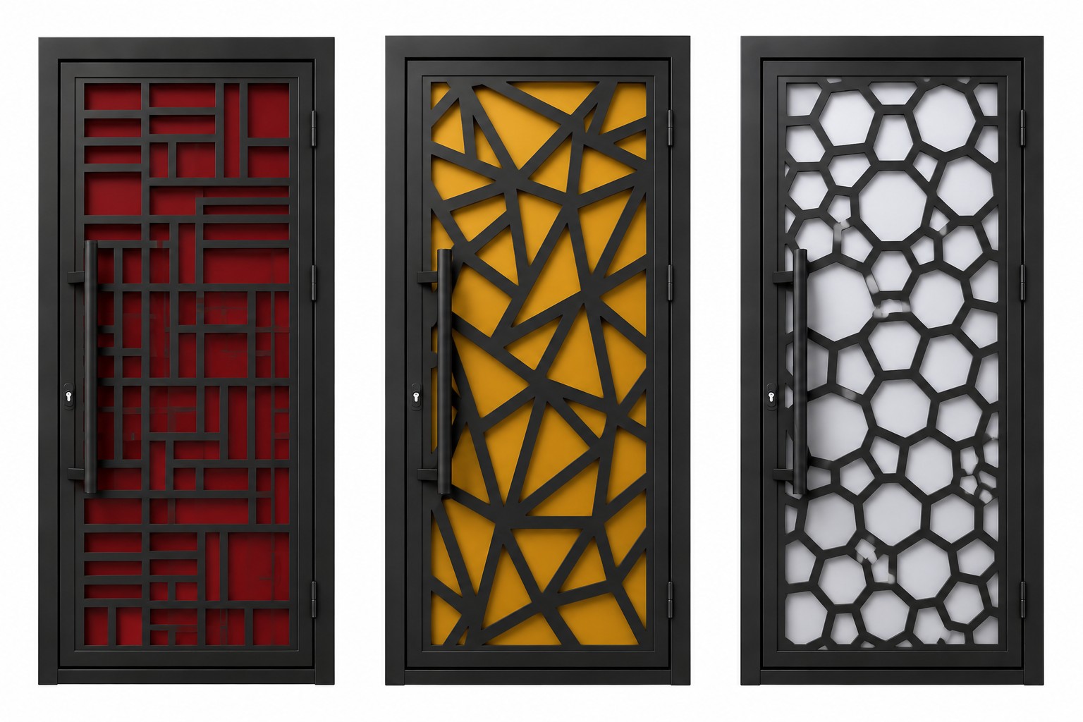 Architectural pattern collection — Doors Dublin steel door models 3005 3006 3007